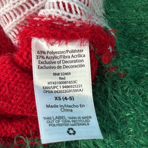 Holiday Time Christmas Sweater, Size XS (4-5), Worn Once, MAKE AN OFFER!!! - Picture 6 of 6
